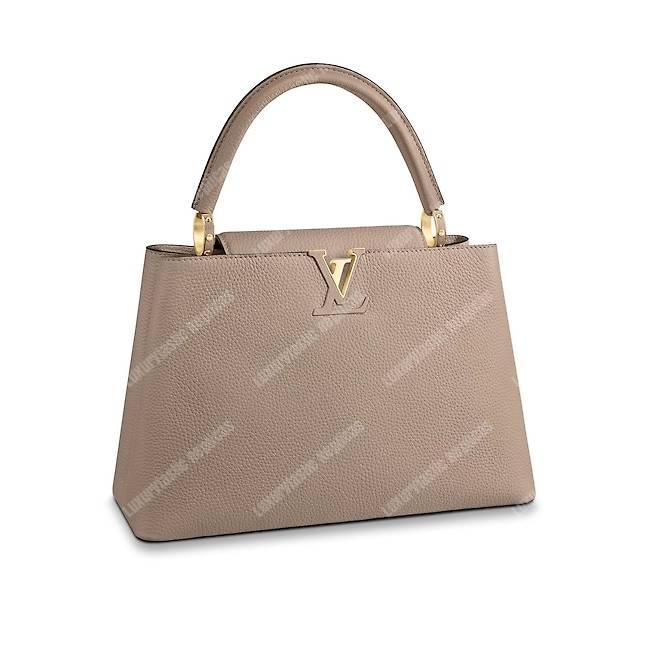 LV Capucines MM Bag Galet
