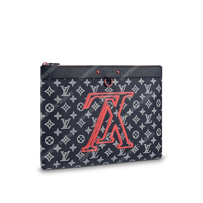 LV Discovery Pochette Monogram Upside Down Canvas