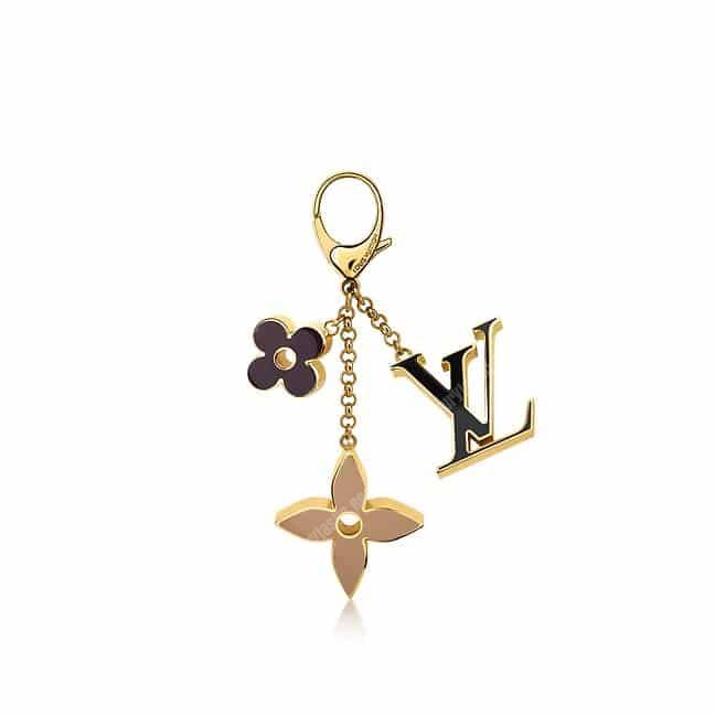 LV Fleur de Monogram Bag Charm