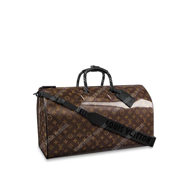 LV Keepall Bandouliere 50 Monogram Glaze