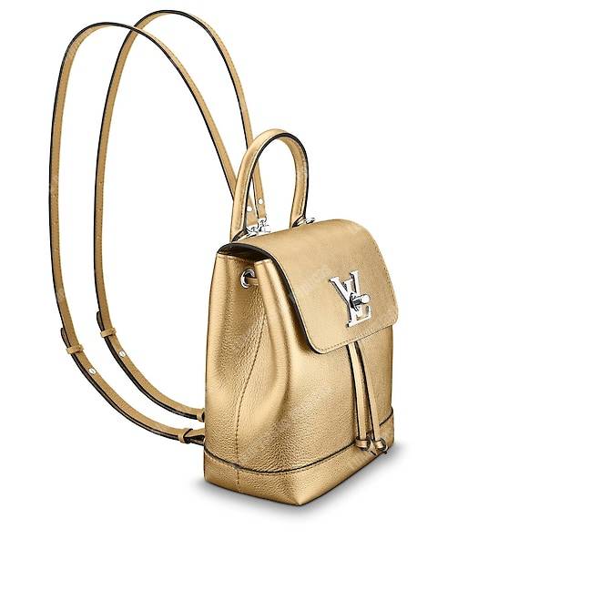 LV Lockme Backpack Mini Gold