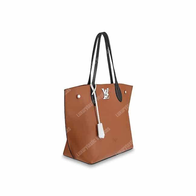 LV Lockme Go Caramel