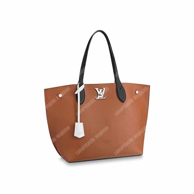 LV Lockme Go Caramel