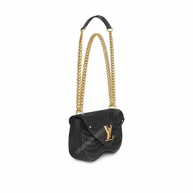 LV New Wave Chain Bag MM Noir