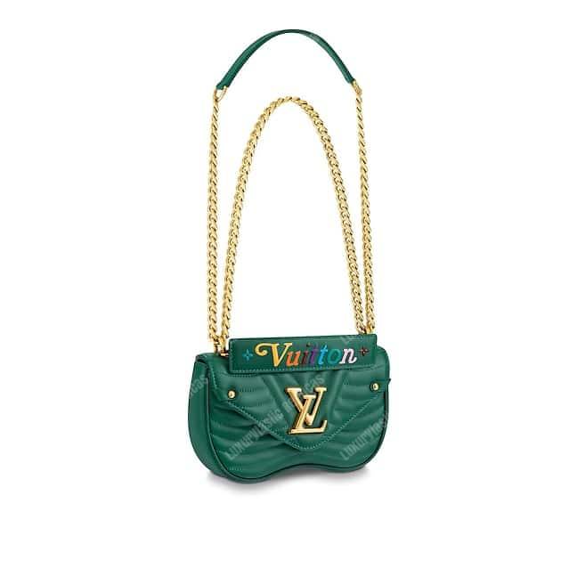 LV New Wave Chain Bag PM Green