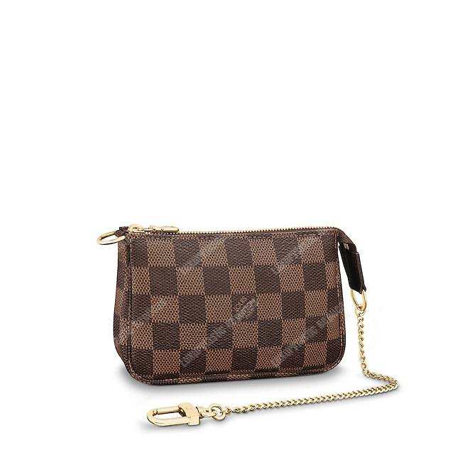 LV Mini Pochette Accessoires Damier Ebene