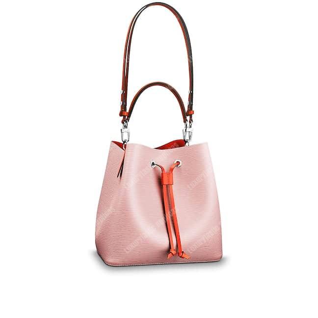 LV NéoNoé Bag Epi Leather Rose Ballerine