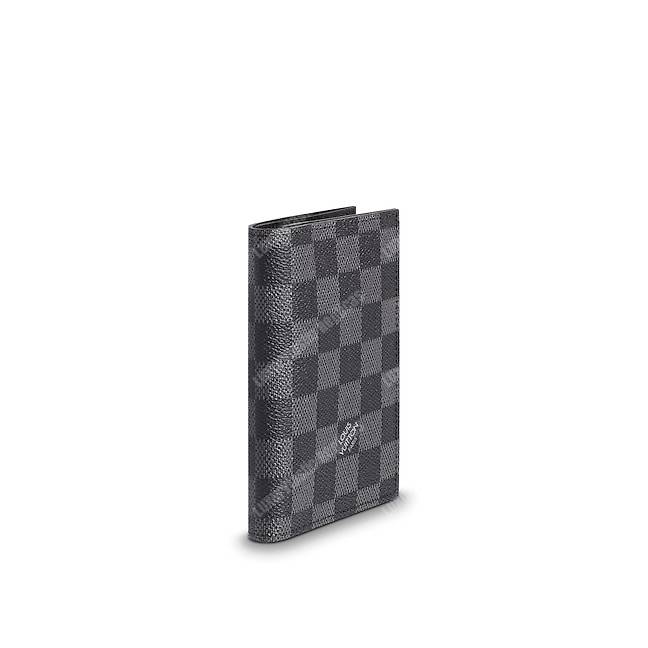 LV Passport Cover Damier Graphite Canvas
