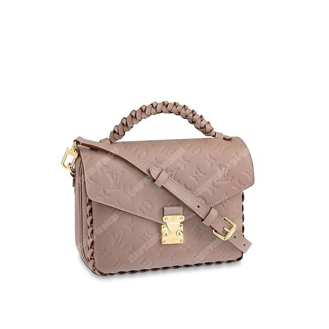 LV Pochette Metis Monogram Empreinte Leather Vison
