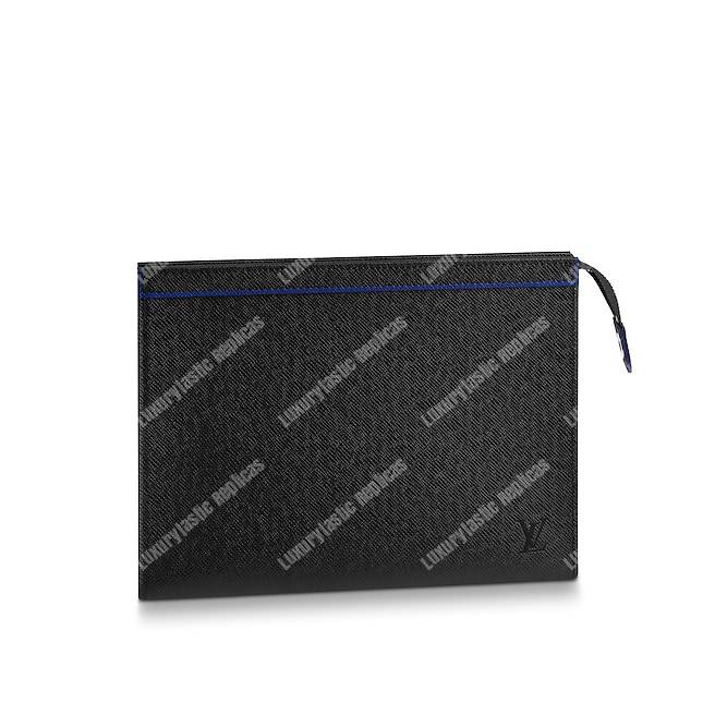 LV Pochette Voyage Taiga Leather
