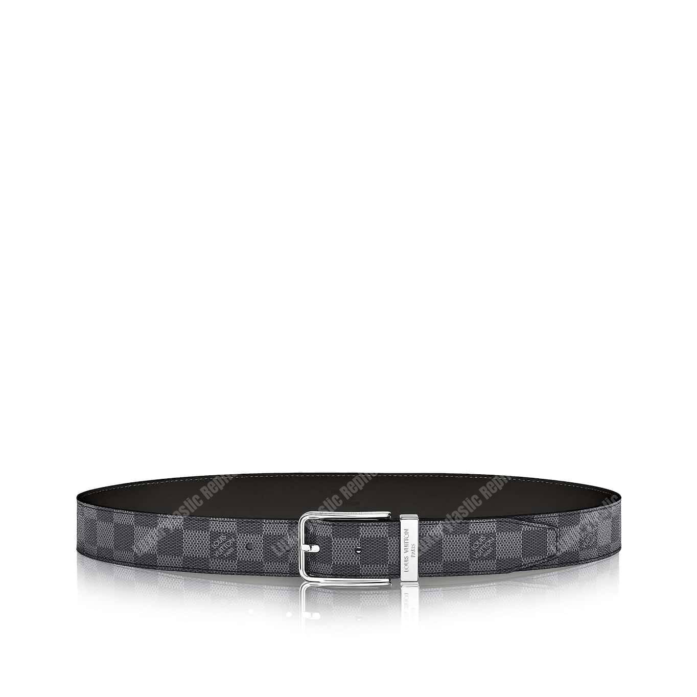 LV Pont Neuf 35MM Belt Damier Graphite