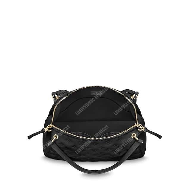 LV Ponthieu PM Monogram Empreinte Leather Noir