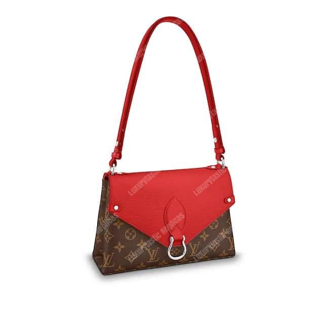 LV Saint Michel Monogram Coquelicot