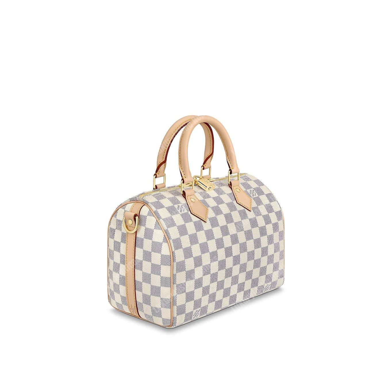 LV Speedy Bandouliere 25 Damier Azur Canvas