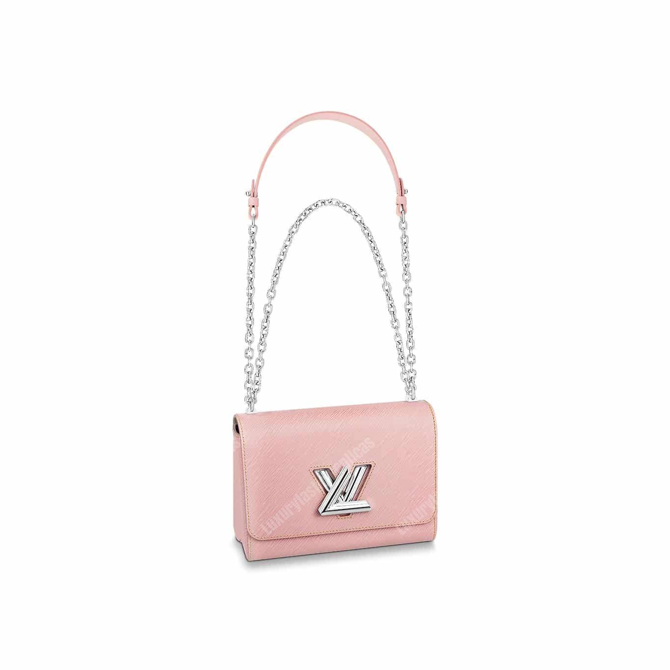 LV Twist MM Epi Leather Rose