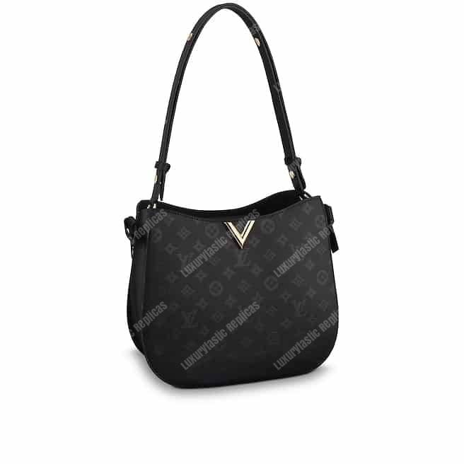 LV Very Hobo Very Leather Noir