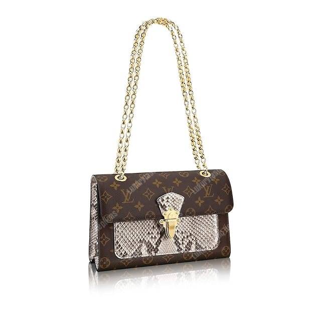 LV Victoire Bag Python