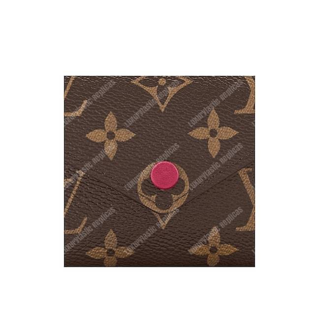 LV Victorine Wallet Monogram Fuchsia