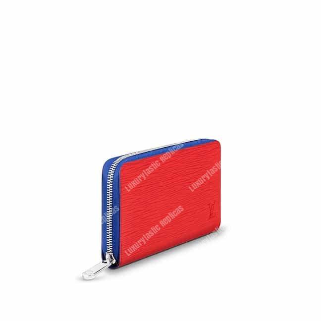 LV Zippy Wallet Epi Leather Coquelicot