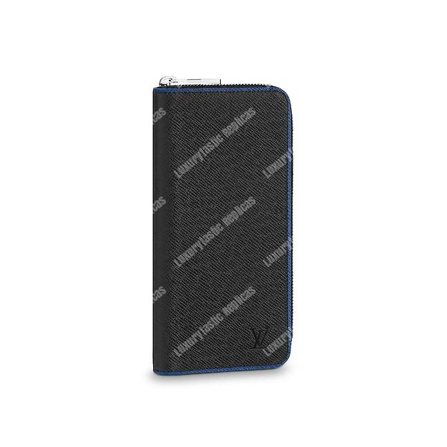 LV Zippy Wallet Vertical Taiga Leather