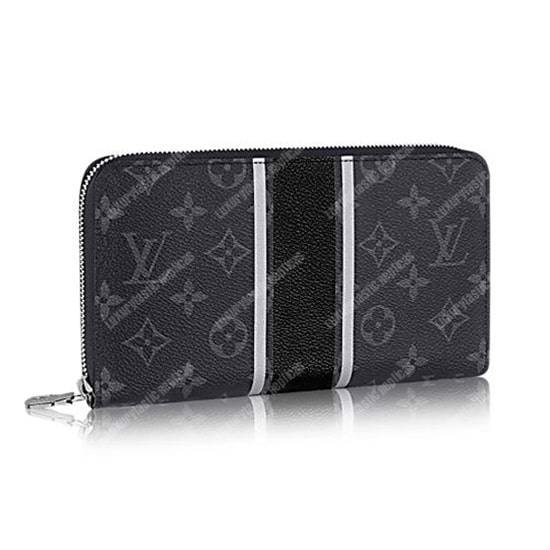 LV Zippy Organizer Monogram Eclipse Canvas