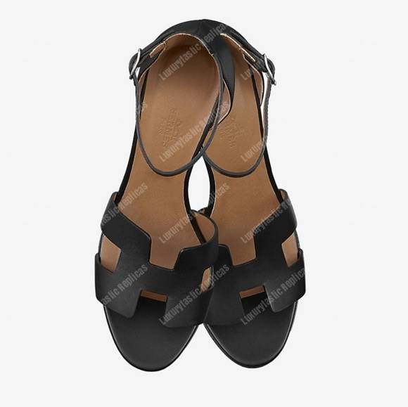 H**mes legend sandal black