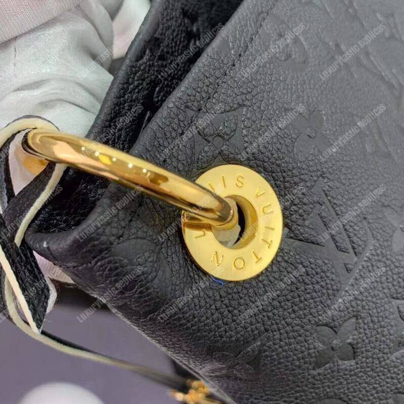 LV Artsy MM Monogram Empreinte Leather Black