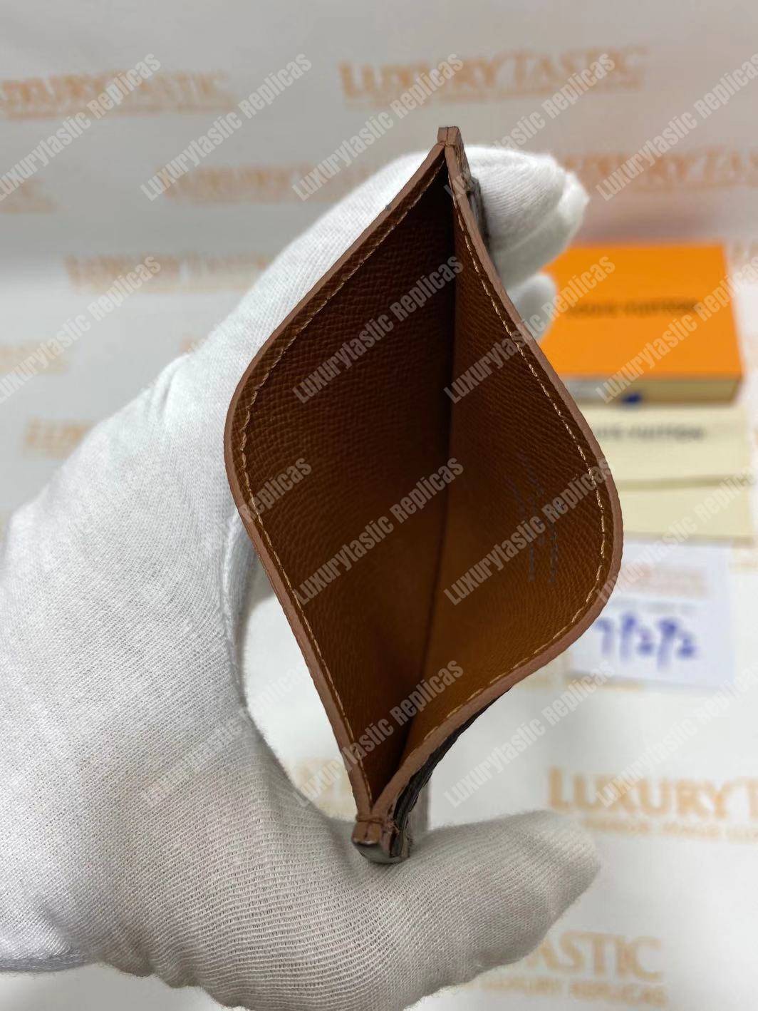 LV Card Holder Monogram Canvas Armagnac
