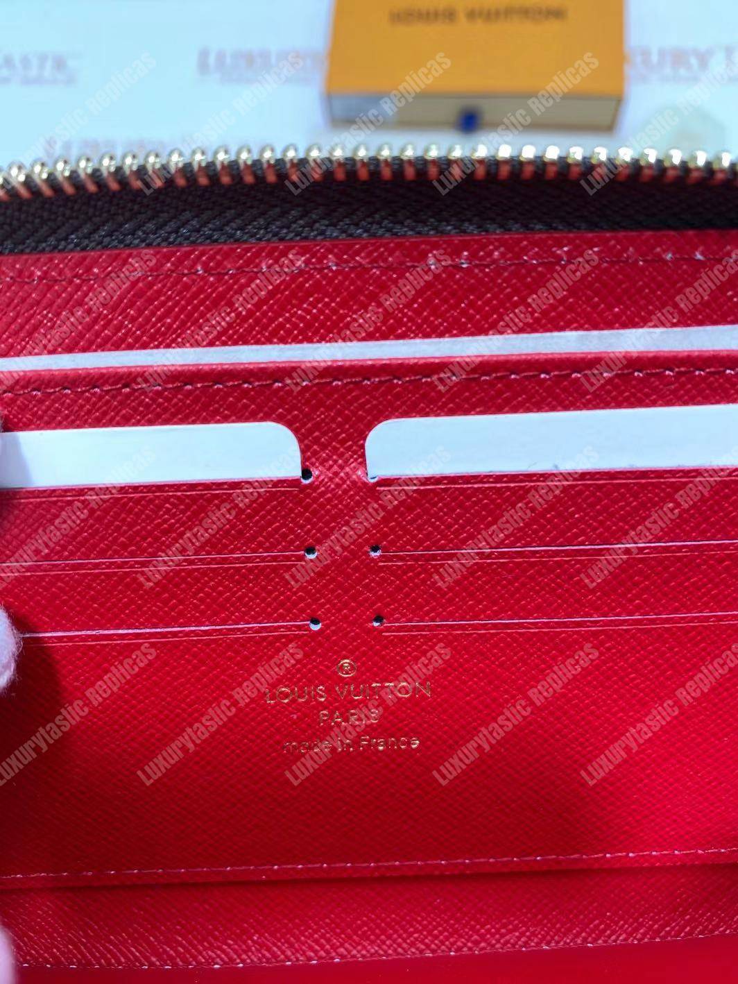 LV Zippy Wallet Monogram Coquelicot