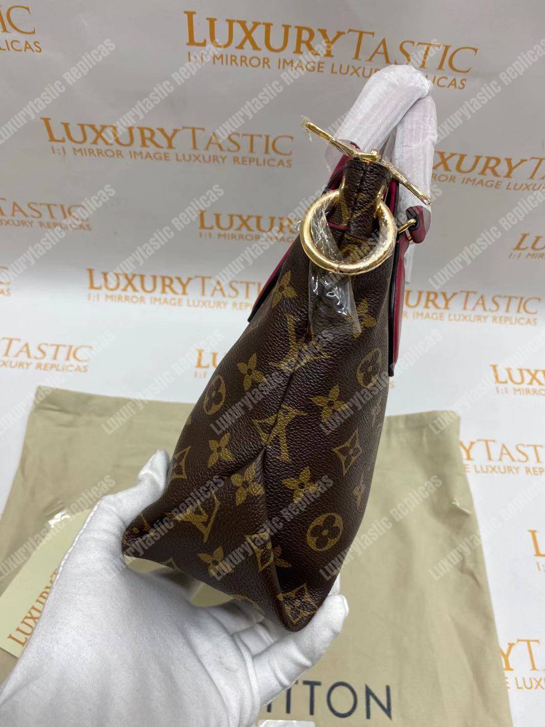 LV Flower Zipped Tote Pm Monogram canvas Lie de Vin