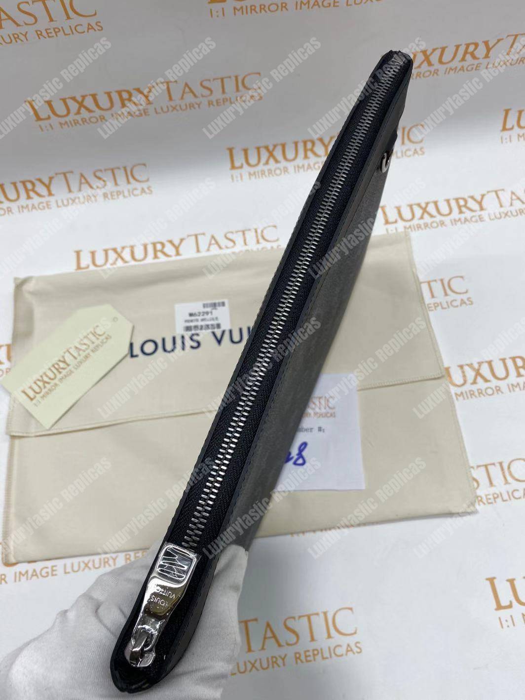 LV Designer Leather Pochette for Men