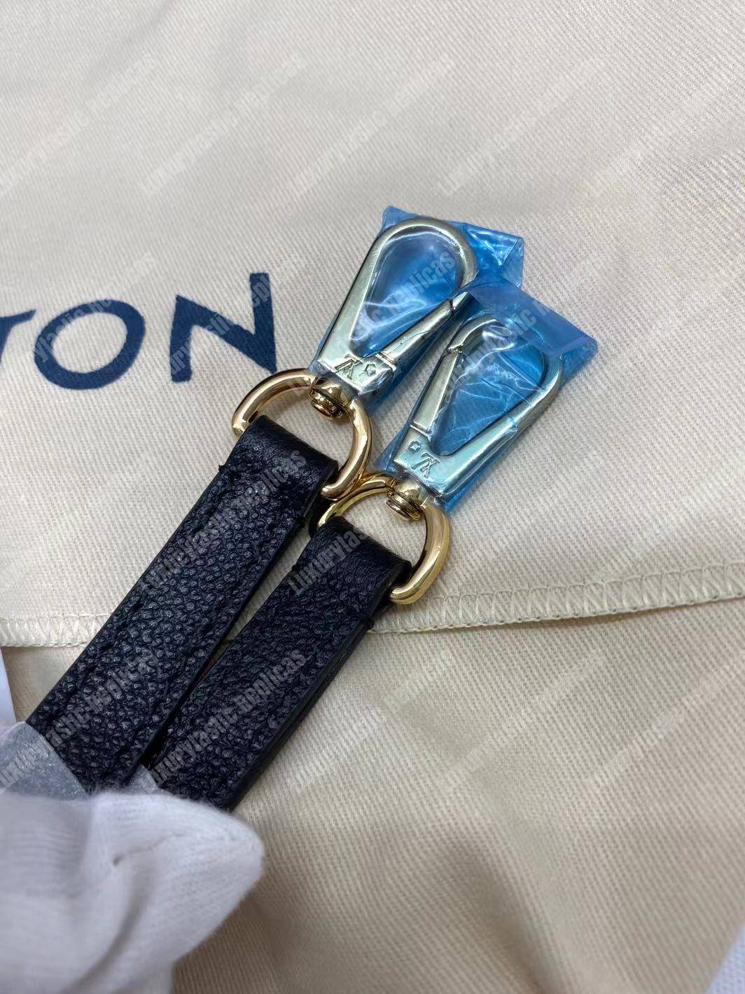 LV Montaigne BB Monogram Empreinte Leather Noir