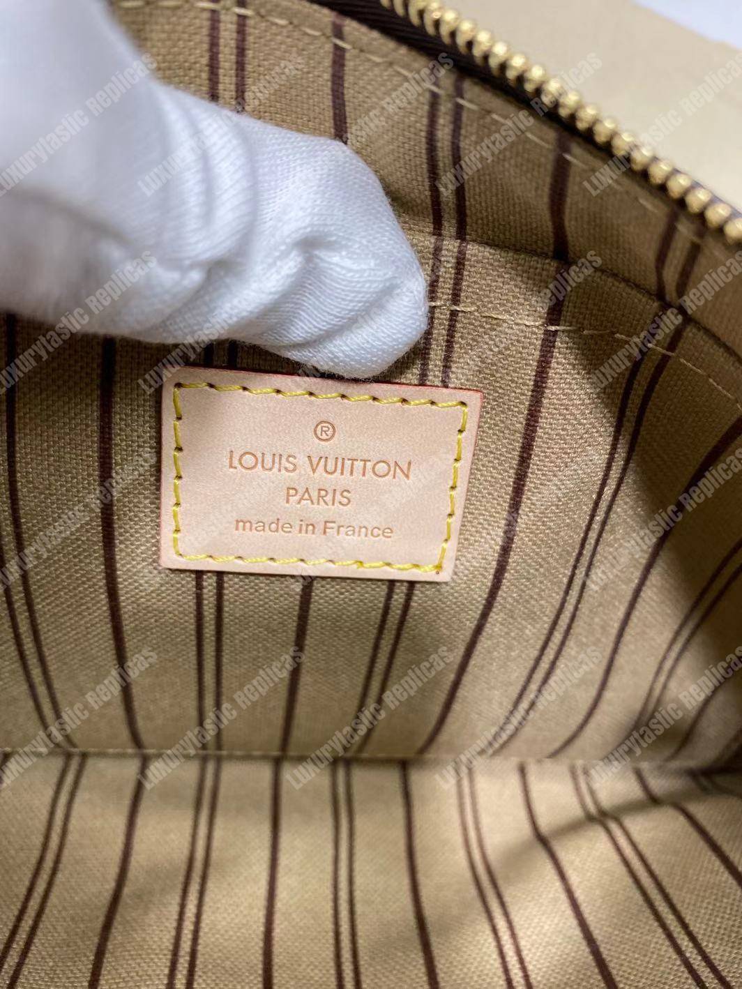 LV Neverfull GM Monogram Beige