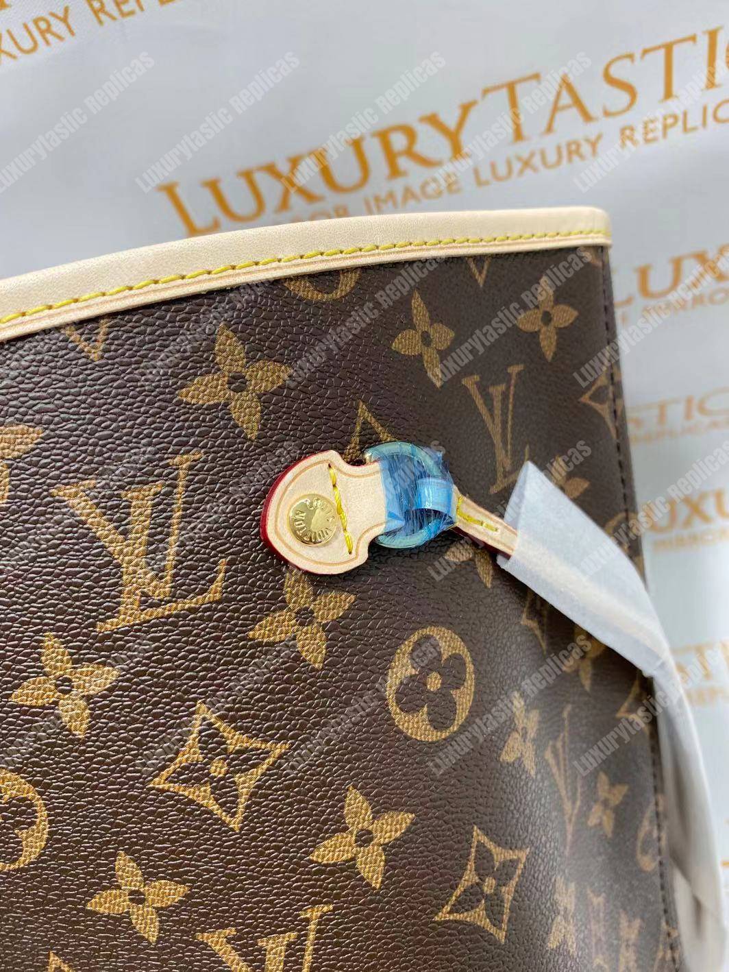 LV Neverfull GM Monogram Beige