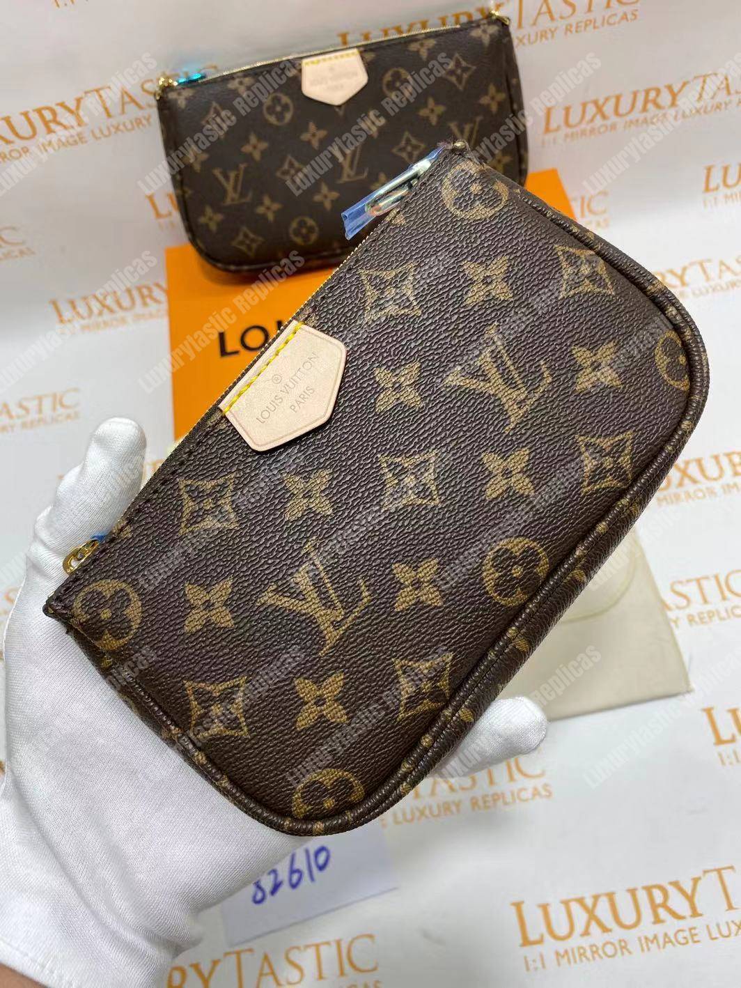 LV Multi Pochette Accessoires Digital Exclusive Prelaunch Monogram Khaki