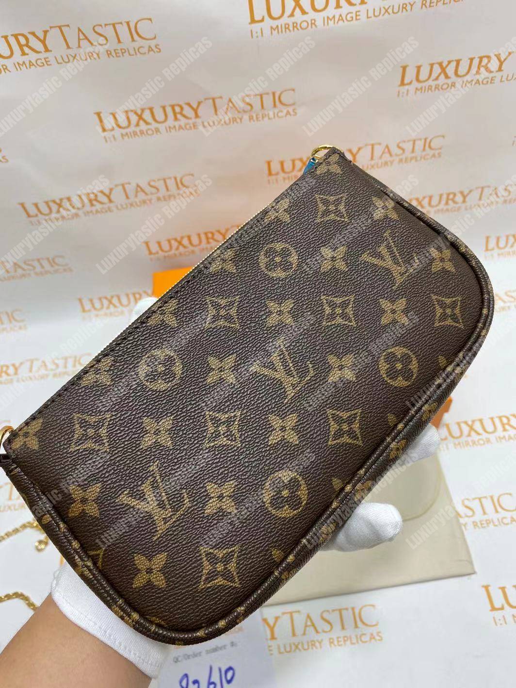 LV Multi Pochette Accessoires Digital Exclusive Prelaunch Monogram Khaki