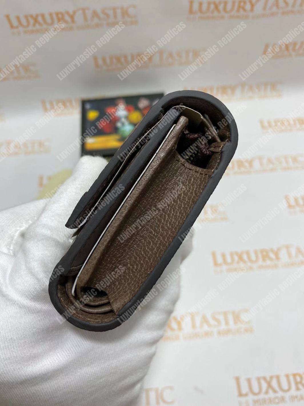 G*u*i ophidia gg french flap wallet