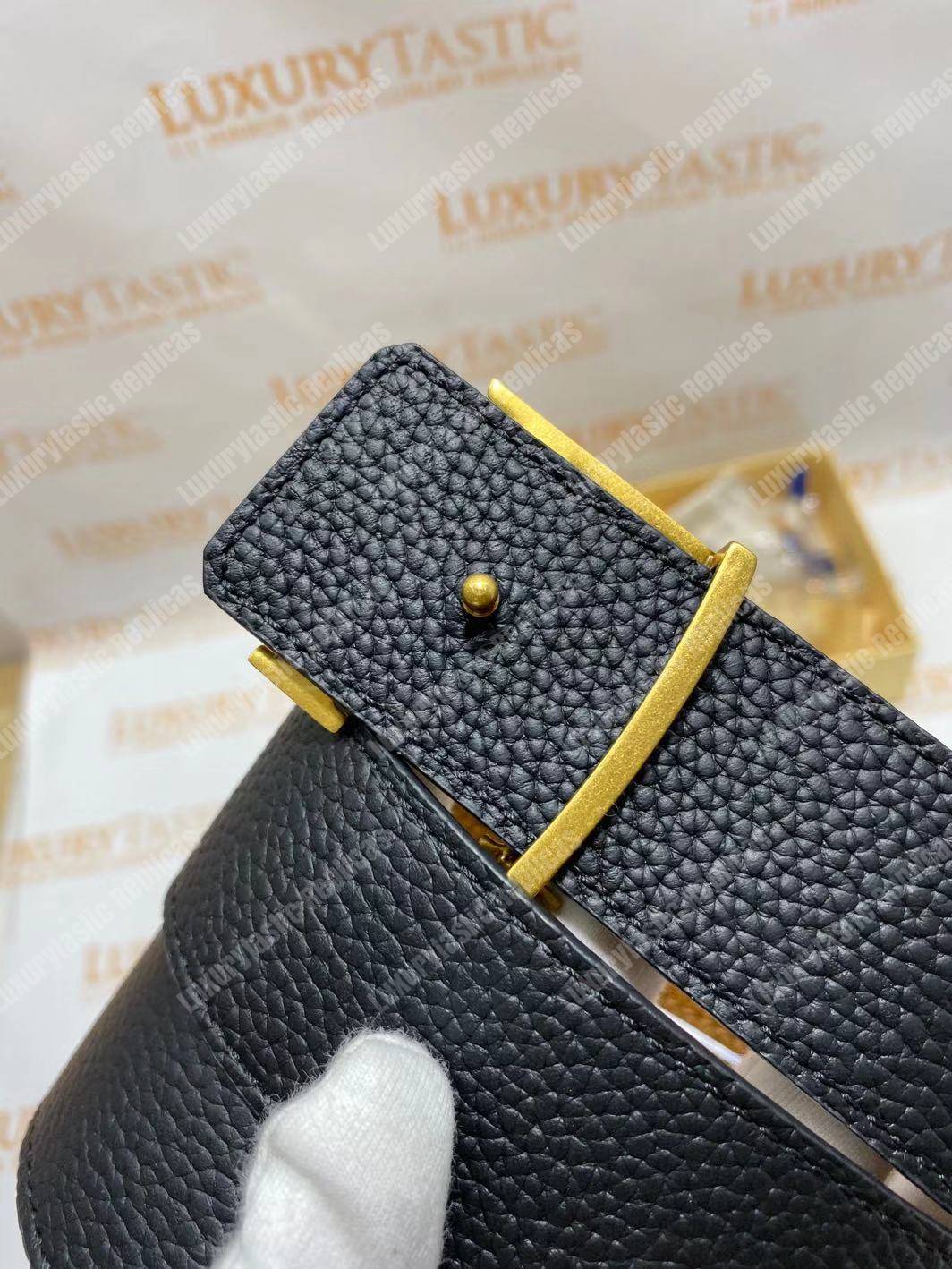 LV Initiales 40MM Reversible Utah Leather Belt Brown