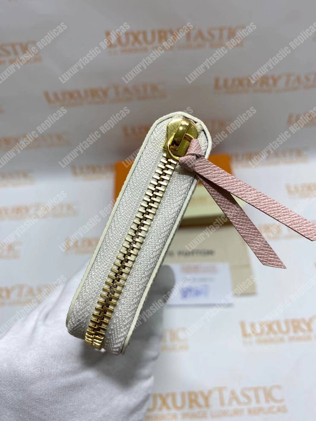 LV Zippy Wallet Damier Azur
