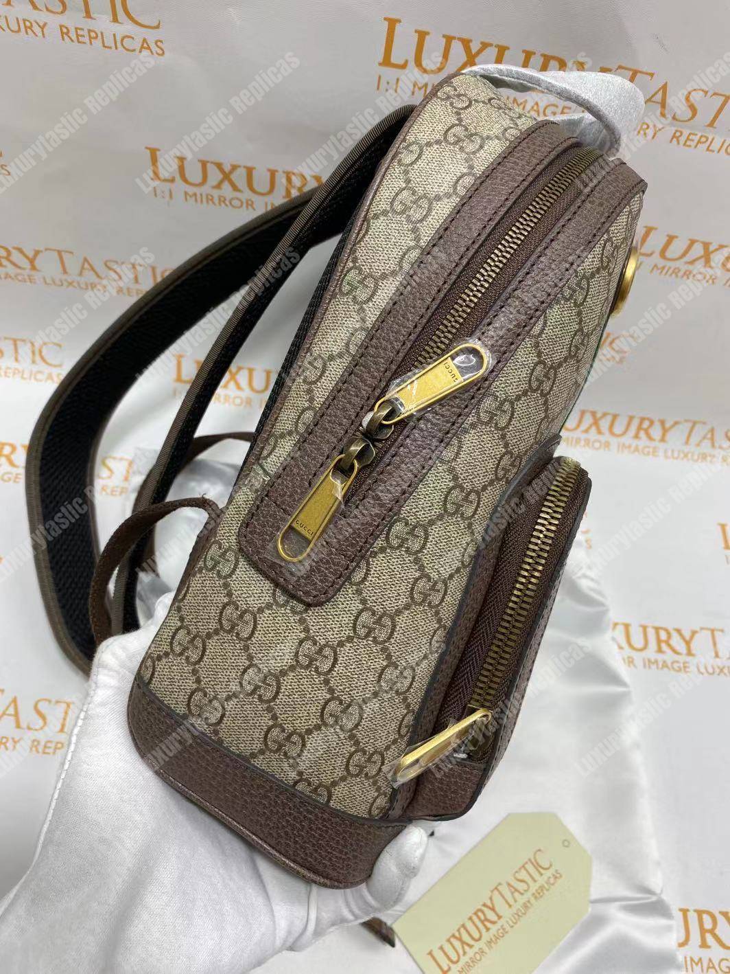 G*u*i ophidia gg small backpack beige/ebony