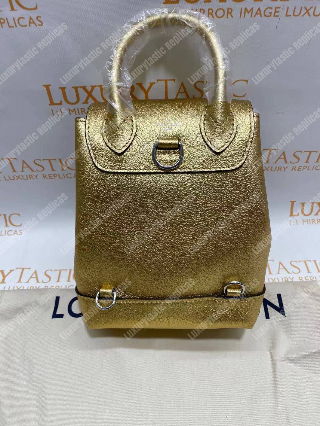 LV Lockme Backpack Mini Gold