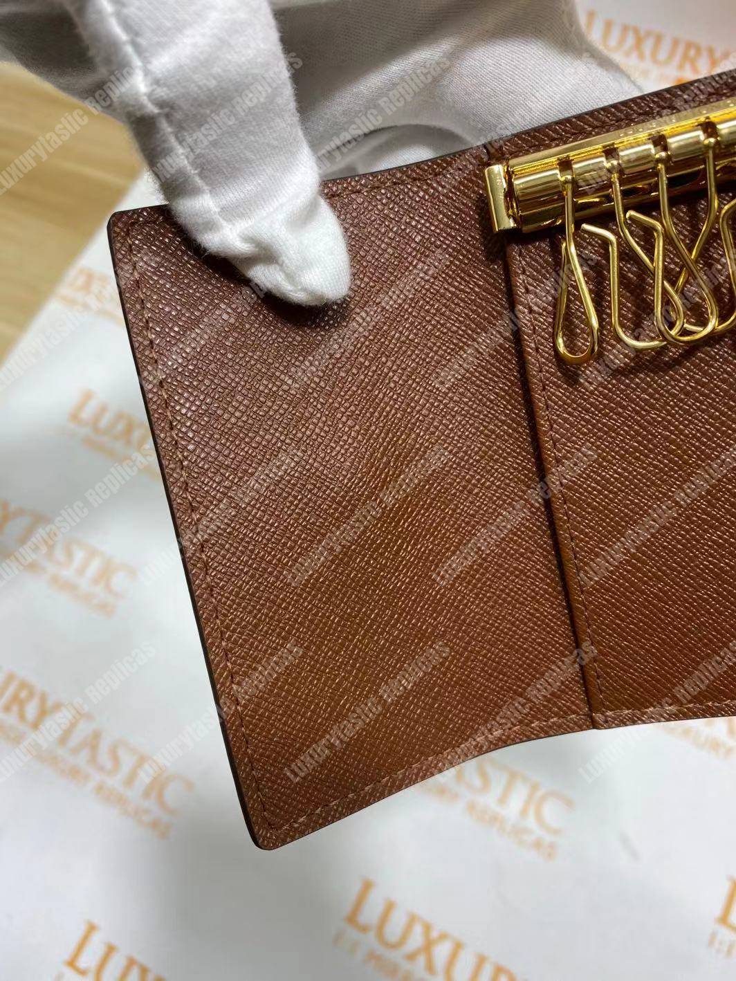 LV 6 Key Holder Monogram Canvas Armagnac