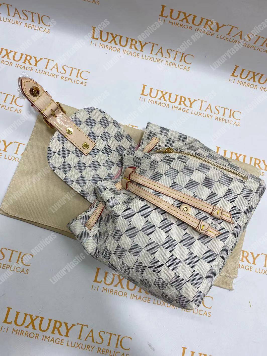 LV Sperone BB Damier Azur Canvas