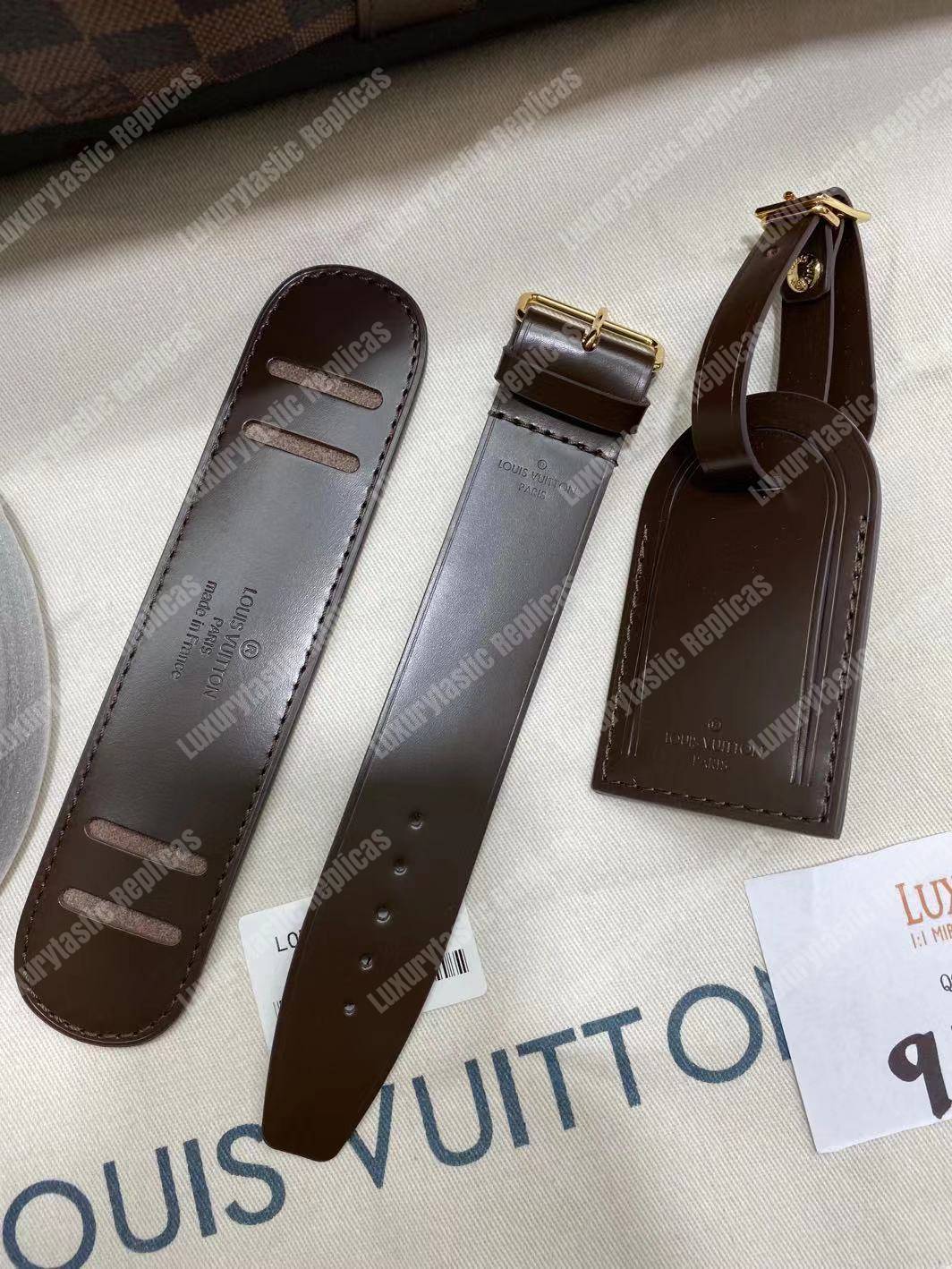 LV Keepall Bandouliere 55 Damier Ebene