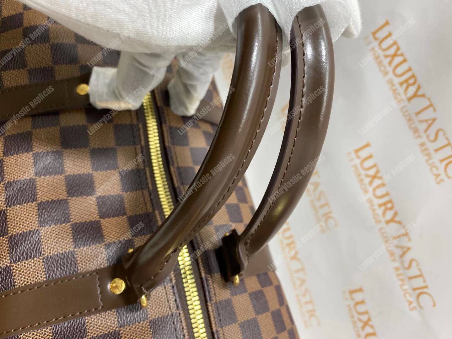 LV Keepall Bandouliere 55 Damier Ebene