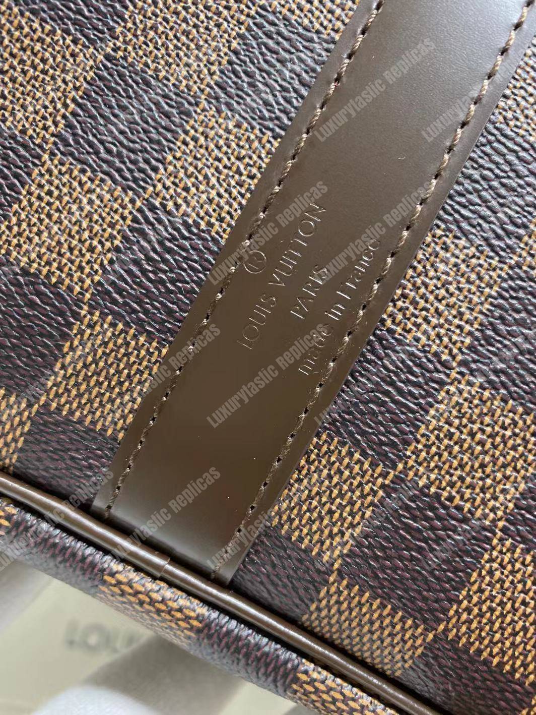 LV Keepall Bandouliere 55 Damier Ebene
