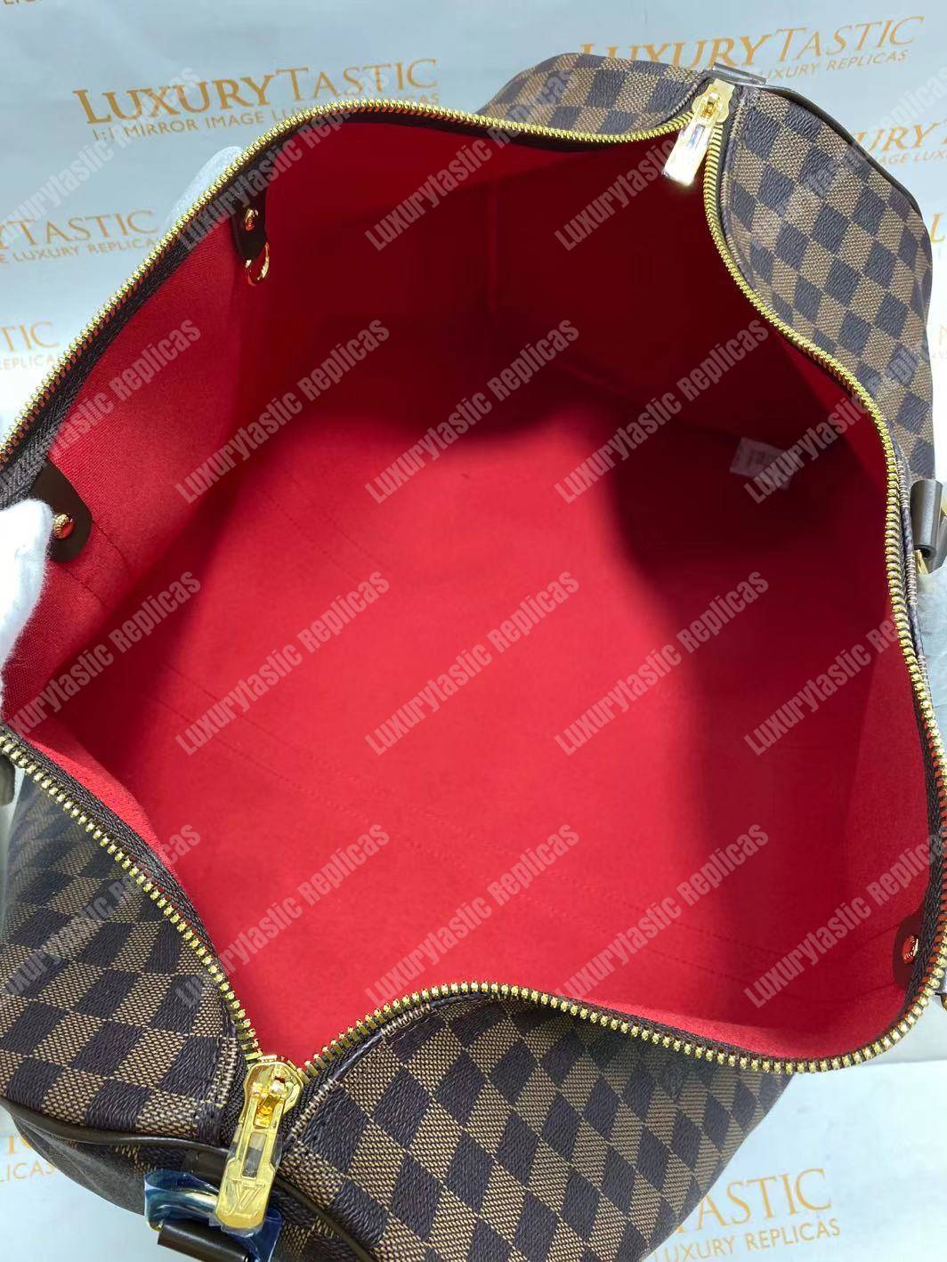 LV Keepall Bandouliere 55 Damier Ebene