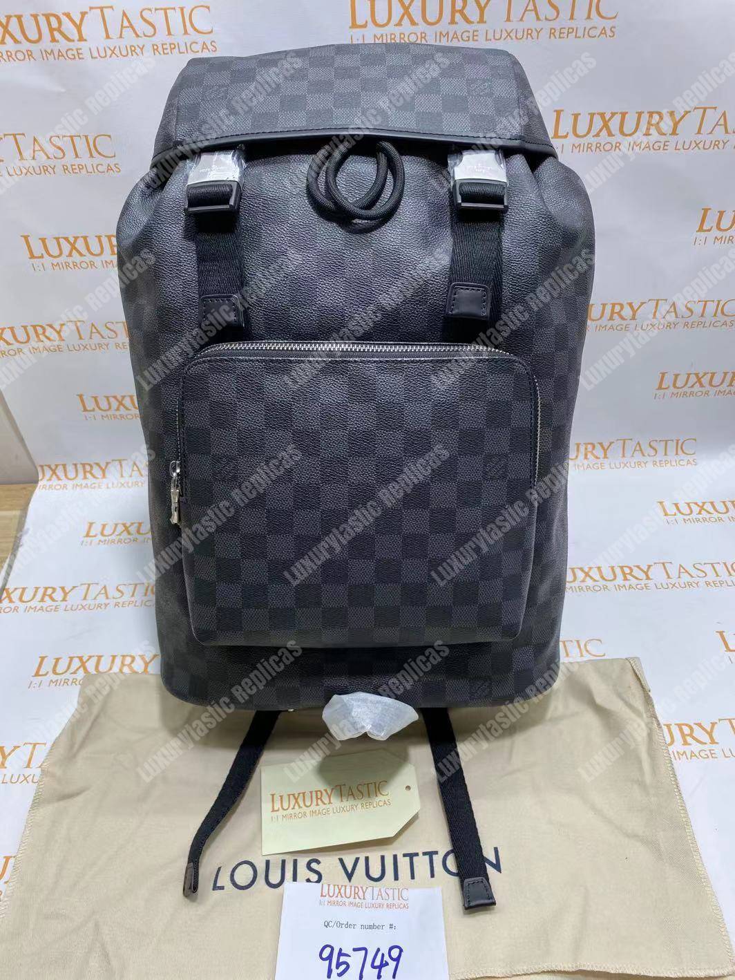 LV Zack Backpack Damier Graphite Canvas