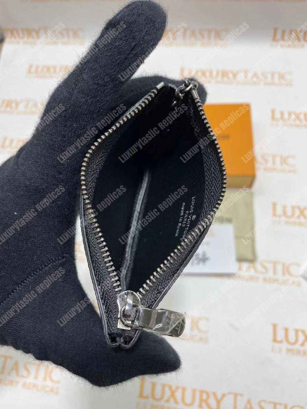 LV Key Pouch Monogram Eclipse