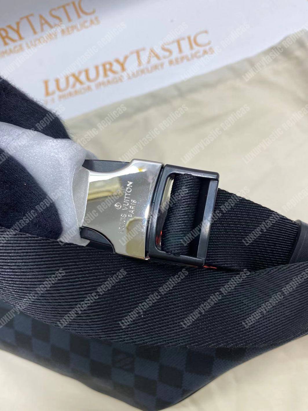LV Damier Cobalt Canvas Race Discovery Bumbag